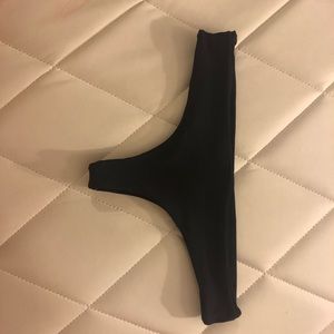 SAN LORENZO LITTLE BLACK BIKINI THONG